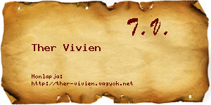 Ther Vivien névjegykártya