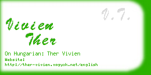 vivien ther business card